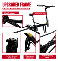 Vélo aquatique gonflable intégré 2026, idéal pour la rivière, portable, léger, compact, monoplace, pour l'extérieur
