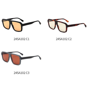 Gafas de Sol Retro Cuadradas para Hombre, Gafas de Sol Personalizadas 2026 para Mujer, Gafas de Sol de Acetato Personalizadas - Product Image 4