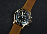 Reloj de Pulsera Cronógrafo de Lujo Top Time Deus Series de 41 mm para Hombre, Estilo Retro de Negocios, Reloj de Cuarzo con Correa Deportiva de 20 mm de Ancho