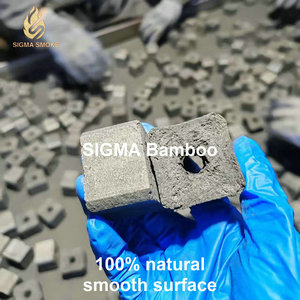 ถ่านไม้ไผ่บริสุทธิ์สำหรับมอระกู่ผลิตด้วยอุณหภูมิสูงเถ้าสีขาว - Product Image 3