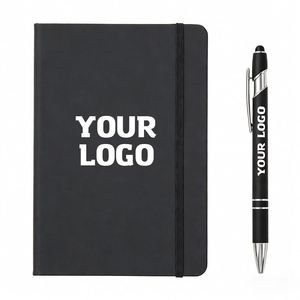 Wholesale Promo Gift Custom A5 With Elastic Strap Journal Notebook Business Brand Logo <b>Notepad</b> Note Book PU <b>Leather</b> Notebook - Product Image 1
