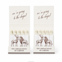 Boîtes d'allumettes personnalisées pour mariage, avec logo imprimé, pour souvenir de mariage