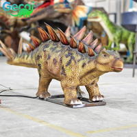 Système sonore réaliste pour parc d'attractions, dinosaure mécanique électrique, dinosaure animatronique grandeur nature, simulation réaliste de Stégosaure