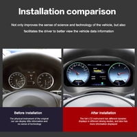 ZWNAV Pantalla Digital Inalámbrica CarPlay de 10.25 Pulgadas para el Tablero de Instrumentos del Automóvil, para Benz VITO 2016-2023, Panel Virtual, Velocímetro OEM