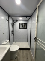 Casa Contenedor Prefabricada de Montaje Rápido, Resistente a la Oxidación, Edificio Modular Portátil para Oficina en Obra o Alojamiento