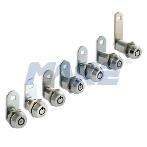 MK100 Industrial locker cam lock Safety Cylinder lock and keys Vending ATM Machine tubular mailbox cabinet cam locks