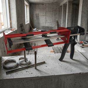 Pistola Aplicadora de Epoxi de Doble Componente con Relación de Empuje 26:1 para Adhesivo Estructural de 585 ml - Product Image 1