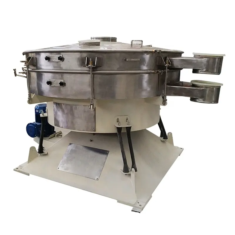 Rotary stainless steel vibrating screen/vibrating sieve for manganese dioxide