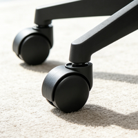 Roulettes de chaise en nylon de haute qualité, roulettes lisses pour chaise de bureau, roulettes pour meubles