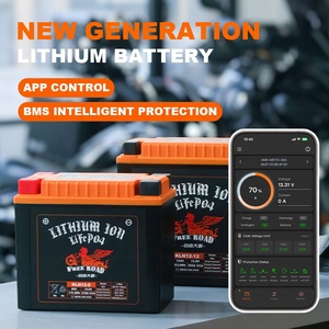 Universal con arranque inteligente extraíble Lifepo4 12V 8ah 12ah Batería de litio de motocicleta de alto rendimiento de Costo - Product Image 1