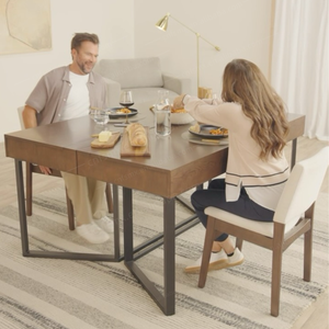 Tavolo Trasformabile in Scrivania: Passa da 9-5 a 5-9 senza Sforzo, con un Tavolo da Pranzo che Diventa Due Scrivanie - Product Image 2