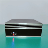 Châssis de serveur Mini-ITX ultra-compact en alliage d'aluminium, ordinateur de contrôle industriel portable compact, ordinateur de bureau mural, en stock