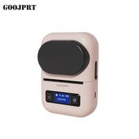 Impresora de pegatinas inteligentes PT260, máquina de impresión de etiquetas de código de barras portátil con dientes azules para el hogar, oficina, comida, joyería, precio de ropa