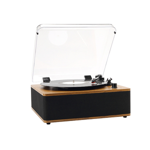 Tourne-disque <span class=keywords><strong>vinyle</strong></span> avec haut-parleurs intégrés, tourne-disques à entraînement par courroie HIFI avec cartouche magnétique - Product Image 6