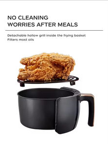 Portable 10L Visual Stainless Steel <b>Air</b> <b>Fryer</b> Container Chicken <b>Air</b> <b>Fryer</b> Professional Version High Power Home <b>Air</b> <b>Fryer</b> - Product Image 4