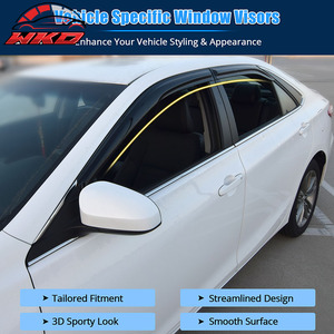 Pare-soleil de fenêtre style Mugen pour Toyota Camry 12-14, en acrylique, protection contre la pluie, 4 pièces - Product Image 3