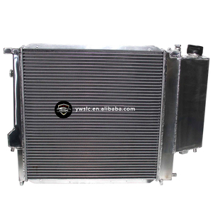 <span class=keywords><strong>Radiateur</strong></span> de course en aluminium sur mesure pour système de <span class=keywords><strong>refroidissement</strong></span> d'usine pour BMW E34 E36 518i 520i 525i M40 M20 M50 3 rangées de réservoir d'eau - Product Image 3