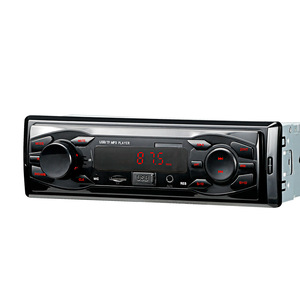 Venta caliente 12V suministro de un solo husillo coche MP3 reproductor de coche tarjeta USB host <span class=keywords><strong>radio</strong></span> 2109 versión de luz roja