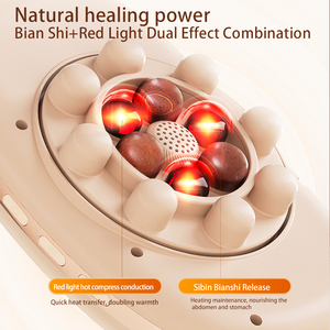 2026 Upgrade Bian-Stein Bauchmassagegerät mit Wärmetherapie und Knetfunktion zur Linderung von Bauchschmerzen - Product Image 2