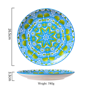 Internet Celebrity Nordic Ceramic Plates-Moderne und modische Steak Dish im westlichen Stil für den Heimgebrauch-Disc Plates - Product Image 5