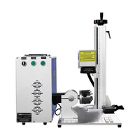 Nueva Máquina de Marcado Láser de Fibra para Grabado de Metal en Línea en PCB con Refrigeración por Aire, Control EZCAD, Compatible con Formatos DXF/BMP/AI