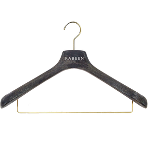 Percha sólida con logotipo personalizado para tiendas de <span class=keywords><strong>ropa</strong></span>, perchas para hombre, perchas de marca de moda, perchas de exhibición para tienda de <span class=keywords><strong>ropa</strong></span> para hombre - Product Image 6
