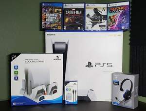 Consola PS5 Pro Slim Original, Consola de Videojuegos PlayStation 5 Pro, <span class=keywords><strong>Juegos</strong></span> <span class=keywords><strong>para</strong></span> <span class=keywords><strong>PC</strong></span> PS 5, Ultra Alta Velocidad, Venta al Por Mayor Original - Product Image 5