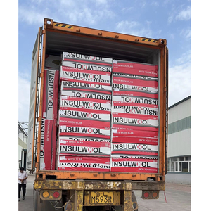 <span class=keywords><strong>Isolation</strong></span> phonique, <span class=keywords><strong>thermique</strong></span> et ignifuge pour murs extérieurs, panneaux de laine de roche 35 kg/m², plaques, revêtement en aluminium - Product Image 5
