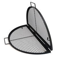 Barbecue au charbon de bois pliable personnalisé de 36 pouces avec grille de cuisson ronde pour camping