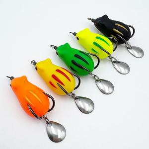 เหยื่อตก<span class=keywords><strong>ปลา</strong></span>รูปกบแบบนิ้วโป้ง ขนาด 3.4 ซม. เหยื่อปลอมแบบนิ่ม ใบพัดหมุน ตัวเบ็ดคู่ สำหรับตก<span class=keywords><strong>ปลา</strong></span>ในน้ำจืด - Product Image 2