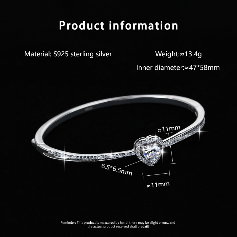 moissanite earrings women heart