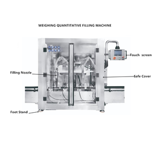 Machine de remplissage de liquide électrique à 2 têtes contrôlée par PLC bouteilles en plastique quantitatives en verre pour moteur chimique - Product Image 3