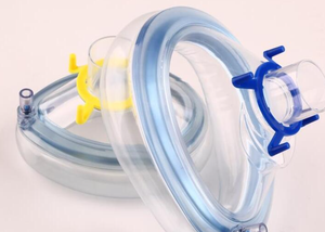 หน้ากากอนามัยทางการแพทย์แบบใช้แล้วทิ้งหน้ากากระงับความรู้สึกพีวีซีพร้อมวาล์วแอร์คุชชั่น - Product Image 3