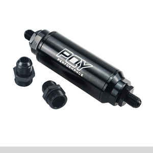 Filtro de Combustible Poyracing de 44 mm AN6 AN8 de Aluminio para Mejora de Rendimiento de Automóviles - Product Image 3