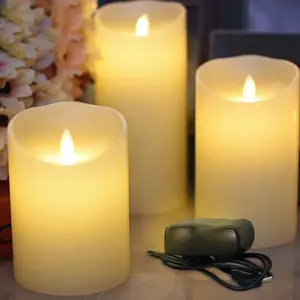 Хит продаж, перезаряжаемая usb Светодиодная свеча diwali diya