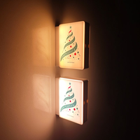 Aimant de réfrigérateur magnétique de Noël personnalisé, Père Noël, bonhomme de neige, autocollant pour réfrigérateur pour la décoration des fêtes