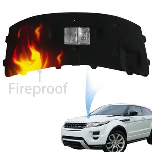 Car under engine hoods cover insulation engine hood bonnet cover for Land Rover Range Rover