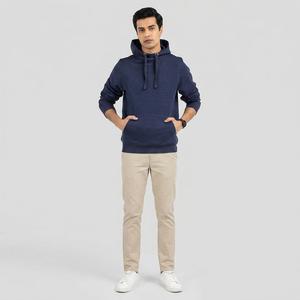 High Quality Custom Design Winter Men's Oversized Hoodie Fully Customized Front Logo Velour <b>Fabric</b> Waterproof Eco-Friendly Best - Product Image 1