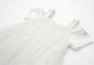 Set Vestito da Principessa <span class=keywords><strong>Elsa</strong></span> per Bambine con Gonna in Tulle e Stampa Fiocchi di Neve, Costume per Halloween, Carnevale e Feste - Product Image 3