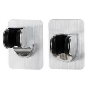 Shower Holder Wall Mount Rectangle <b>ABS</b> Minimalist Easy Installation Shower Room Accessory - Product Image 3