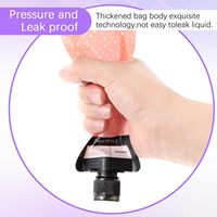 Pochettes souples anti-fuite de 90 ml (3 oz) approuvées par la TSA, contenants de voyage rechargeables pour liquides, shampoing, après-shampoing