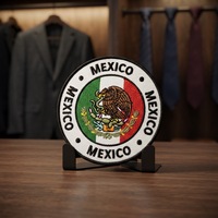Patch brodé personnalisé avec logo de marque, badge en tissu, applique brodée thermocollante pour vêtements