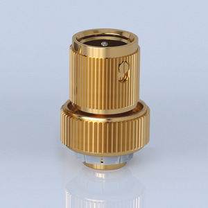 Guoma Ruixiang Connecteur d'eau en cuivre à 6 points, adaptateur de tuyau à raccord rapide 16 mm pour conduite d'eau - Product Image 2