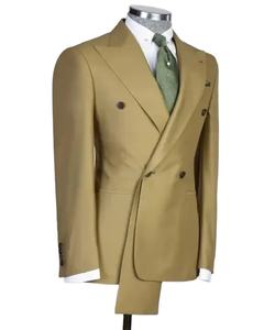 ชุดสูทสำหรับผู้ชาย Mtm ชุดสูท2ชิ้น (แจ็คเก็ต + กางเกง) ทักซิโด้กระดุมสองแถวสูทงานพรอมงานแต่งงาน - Product Image 5