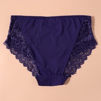 Culotte en nylon grande taille avec dentelle lisse pour femme, du 0XL au 5XL