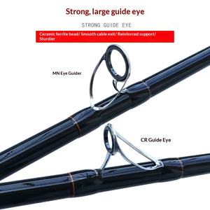 <span class=keywords><strong>Canne</strong></span> à pêche en fibre de carbone Master Durable 420cm 150 300g 3 sections haute puissance rapide pour la pêche en mer profonde, en eau salée, en bord de mer et en surfcasting - Product Image 3