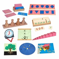 Ensemble Montessori de 88 pièces aux normes internationales pour les maternelles et les familles
