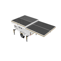 ENERGYFIT S600-19 Générateur solaire mobile personnalisé de 19 kWh, remorque, panneaux monocristallins MPPT, batterie lithium-ion, AC110V/240V