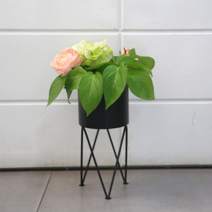 2 taille Extérieure de <span class=keywords><strong>Jardin</strong></span> En Fer Forgé Support de Pot de Fleur - Product Image 2