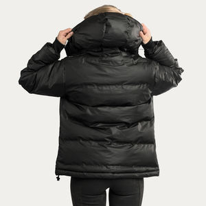 EQ-WJ4Women Factory Directly Waterproof Zip up Biker Custom Softshell Outdoor Hooded Custom <strong>Coat</strong> Winter Equestrian <strong>Puffer</strong> Jacket - Product Image 6